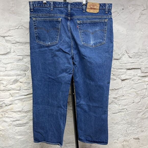 Levis 517 Jeans 46x30 42 Waist Actual Orange Tab Made in USA Boot Cut Vintage - Picture 4 of 7